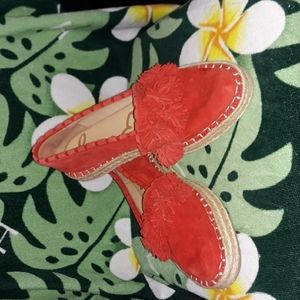 Sam Edelman Red Espadrille Flats
